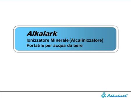 Alkalark Ionizzatore Minerale (Alcalinizzatore)