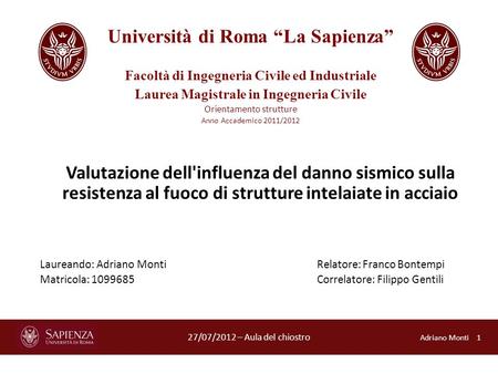 Università di Roma “La Sapienza”