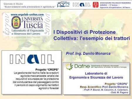 I Dispositivi di Protezione Collettiva: l’esempio dei trattori