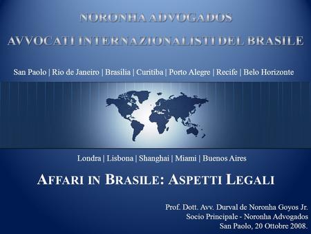 Affari in Brasile: Aspetti Legali