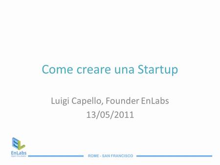 Come creare una Startup