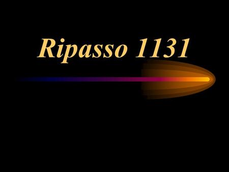 Ripasso 1131.