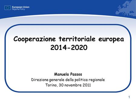 Cooperazione territoriale europea