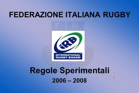 FEDERAZIONE ITALIANA RUGBY