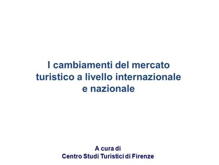 Centro Studi Turistici di Firenze