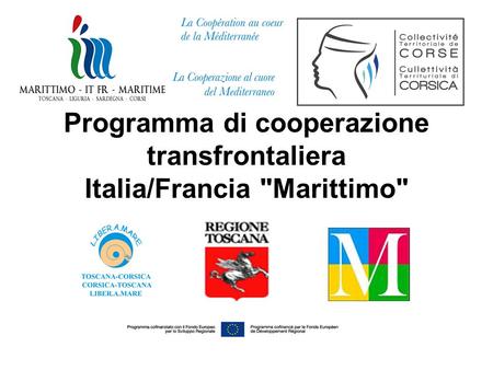 Programma di cooperazione transfrontaliera Italia/Francia Marittimo