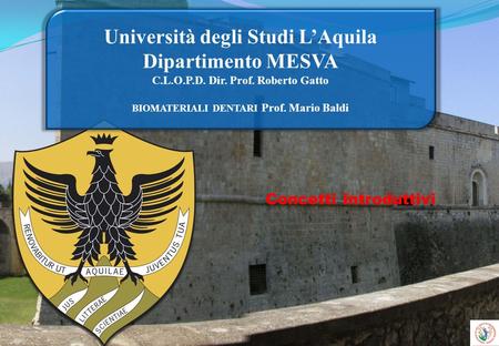 Università degli Studi L’Aquila Dipartimento MESVA