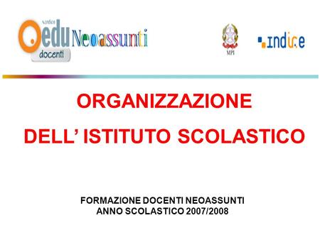 DELL’ ISTITUTO SCOLASTICO