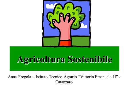 Agricoltura Sostenibile