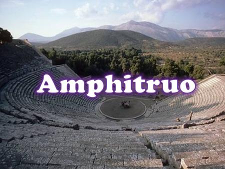 LAmphitruo, una delle piuùimportanti commedie plautine, deriva da unopera della mitologia greca intitolata Anfitrione, dal nome del suo protagonista.