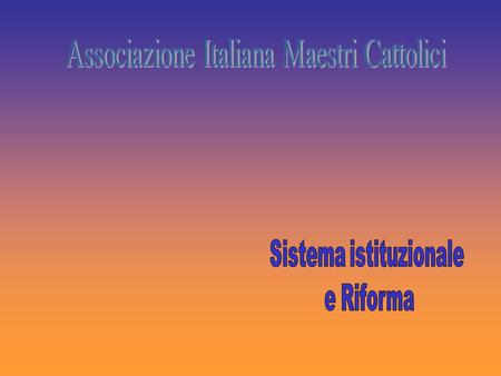 Associazione Italiana Maestri Cattolici