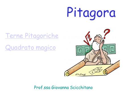 Prof.ssa Giovanna Scicchitano