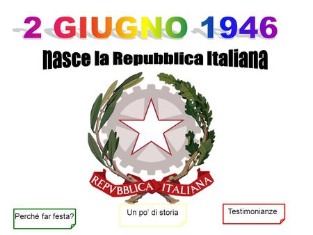 nasce la Repubblica Italiana