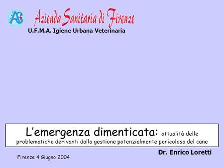 U.F.M.A. Igiene Urbana Veterinaria