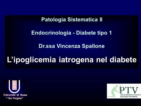 L’ipoglicemia iatrogena nel diabete