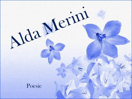 Alda Merini Poesie.