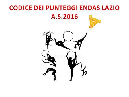 CODICE DEI PUNTEGGI ENDAS LAZIO A.S.2016