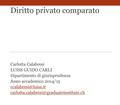 Diritto privato comparato