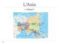 L’Asia  Chiara V.. L’Asia L’Asia è il più esteso fra tutti i continenti e comprende solo un terzo delle terre emerse. L’immenso territorio asiatico confina.