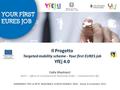 Il Progetto Targeted mobility scheme - Your first EURES job YfEj 4.0 Catia Mastracci MLPS – Ufficio di Coordinamento Nazionale EURES – Coordinamento YfEj.