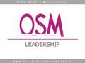 LEADERSHIP www.opensourcemanagement.it O PEN S OURCE M ANAGEMENT.