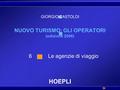 6 Le agenzie di viaggio HOEPLI GIORGIO CASTOLDI NUOVO TURISMO: GLI OPERATORI (edizione 2006)