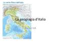 La geogragia d’Italia Italian IVA.