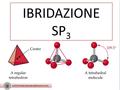 IBRIDAZIONE SP 3. Partiamo dal considerare il metano che è un idrocarburo semplice (alcano) formato da un atomo di carbonio e 4 di idrogeno. In natura.