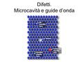 Difetti. Microcavità e guide d’onda. BM Difetti in PhC 1D.