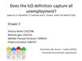 Does the ILO definition capture all unemployment? paper by A. Brandolini, P. Cipollone and E. Viviano, within the Bank of Italy Gruppo 3 Vittoria Boetti.