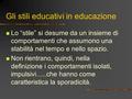 Gli stili educativi in educazione