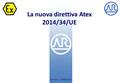 La nuova direttiva Atex 2014/34/UE