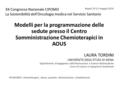 LAURA TORDINI UNIVERSITÀ DEGLI STUDI DI SIENA Dipartimento di Ingegneria dell’informazione e Scienze Matematiche Corso Di Laurea In Ingegneria Gestionale.