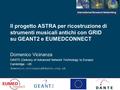 International Research Networking ll progetto ASTRA per ricostruzione di strumenti musicali antichi con GRID su GEANT2 e EUMEDCONNECT Domenico Vicinanza.