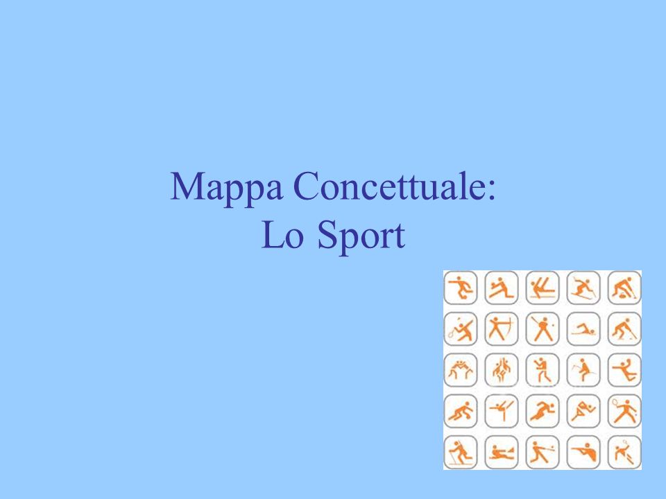 Mappa Concettuale Lo Sport Ppt Video Online Scaricare