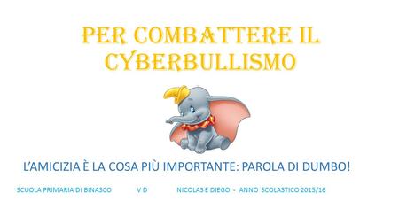 per combattere il cyberbullismo