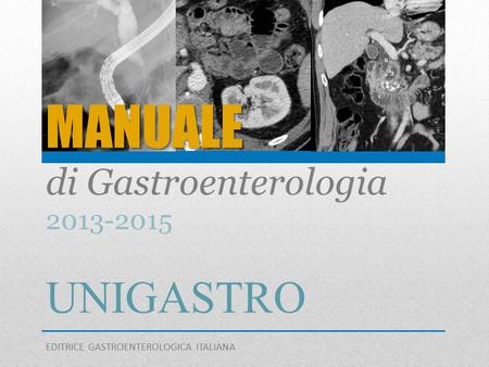 MANUALE di Gastroenterologia