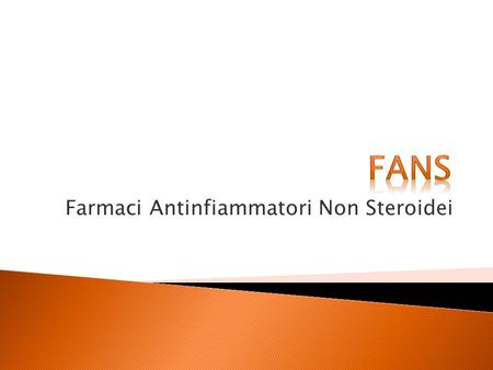 Farmaci Antinfiammatori Non Steroidei