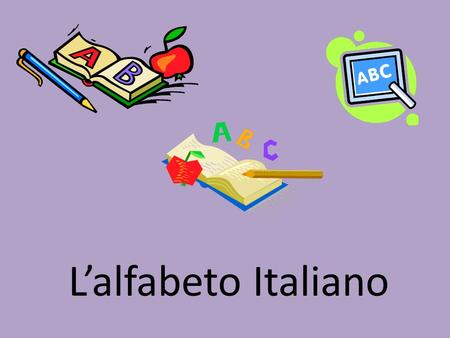 L’alfabeto Italiano autunno A (ah) albero Automobile.