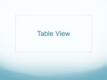 Table View. Problemi ricorrenti Una situazione ricorrente è quella in cui il controller potrebbe avere un’altezza superiore a quella dello schermo. In.