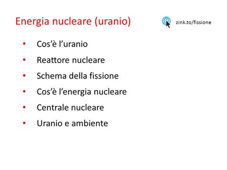 Energia nucleare (uranio)