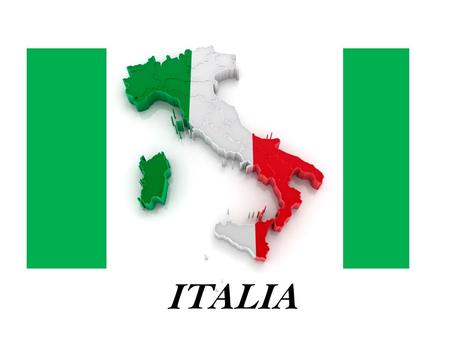ITALIE ITALIA ITALIA. L’Italie est une péninsule (una penisola). On doit ajouter à la péninsule 2 îles : La Sicile (plus grande île de Méditerranée) La.