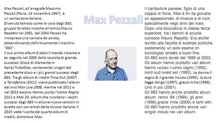 Max Pezzali e gli 883
