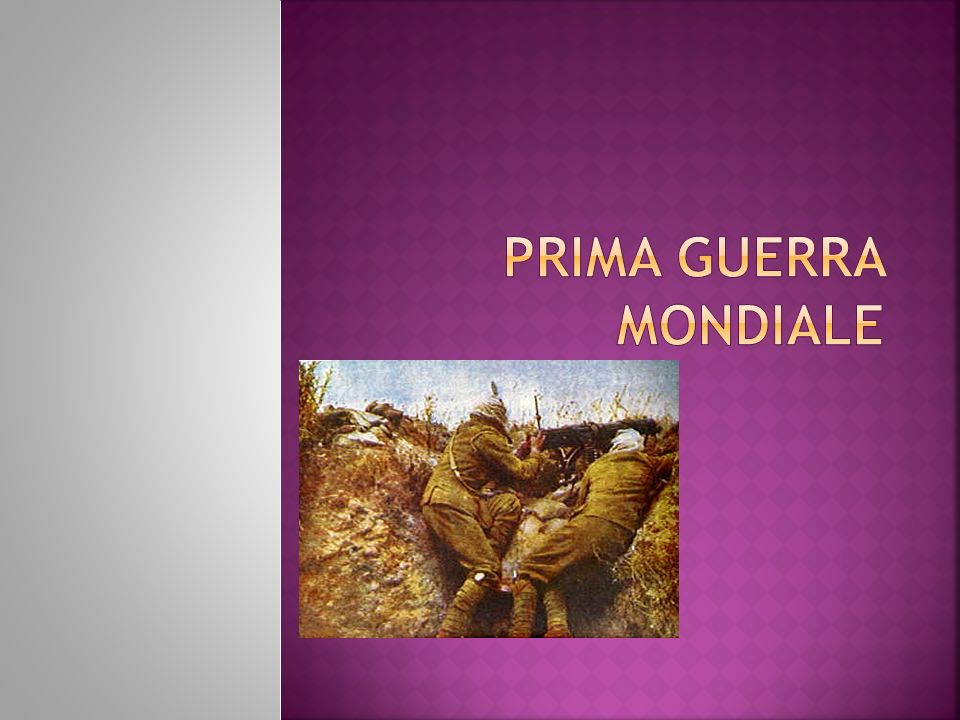 Prima Guerra Mondiale Ppt Video Online Scaricare