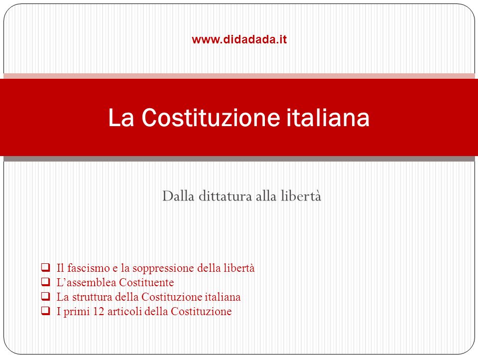La Costituzione Italiana Ppt Video Online Scaricare