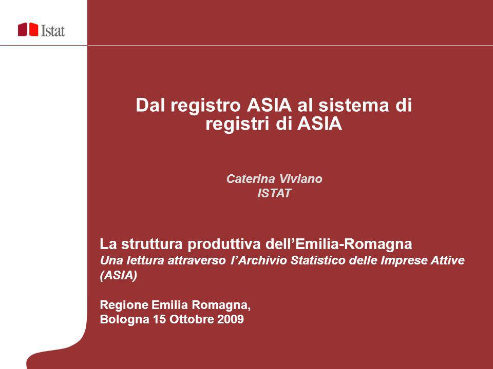 Dal registro ASIA al sistema di registri di ASIA ppt scaricare