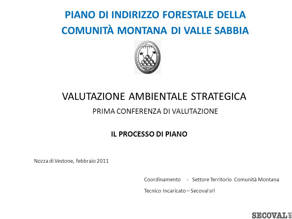 Piano Di Indirizzo Forestale Della Comunita Montana Di Valle Sabbia Ppt Scaricare