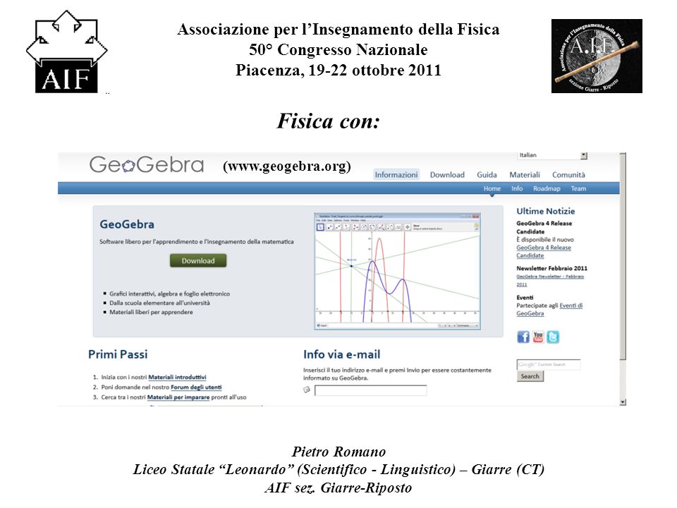 Prisma ottico – GeoGebra