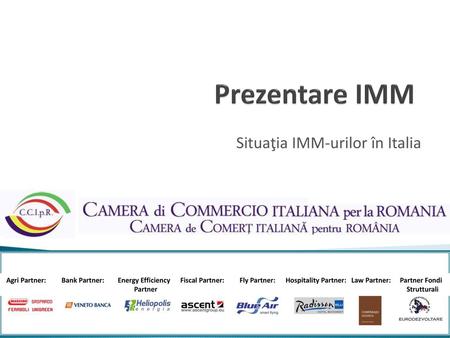 Situaţia IMM-urilor în Italia