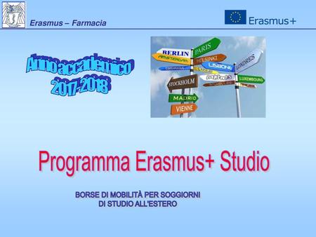 Programma Erasmus+ Studio